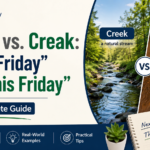 Creek vs Creak