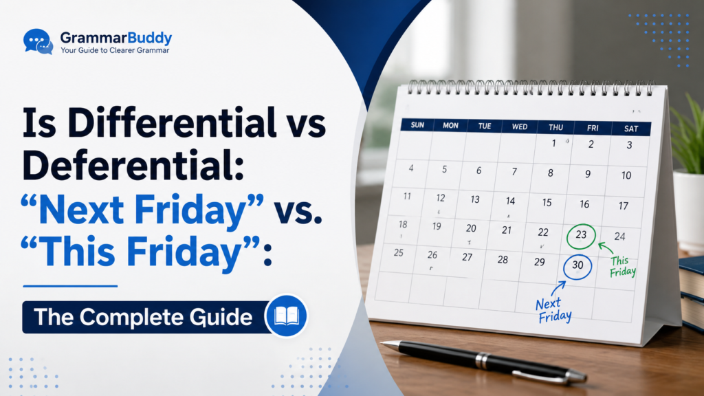 Differential vs Deferential