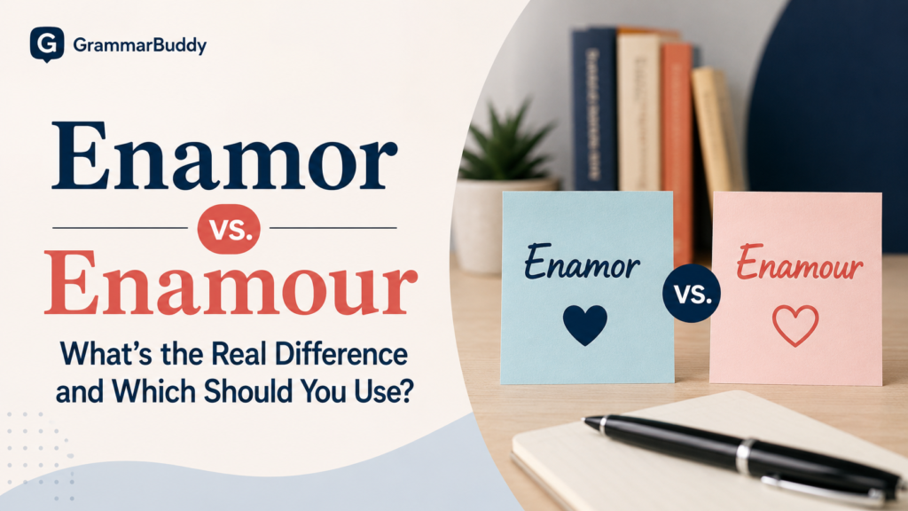 Enamor vs. Enamour