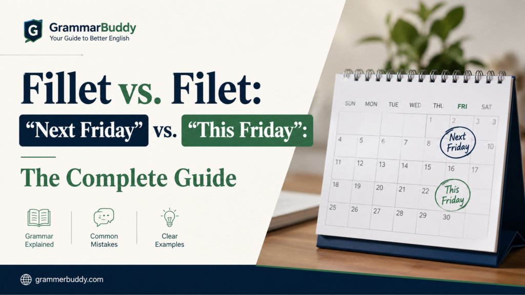 Fillet vs. Filet