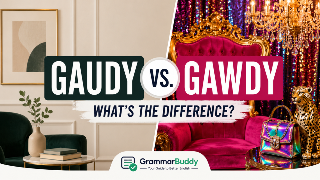 Gaudy vs. Gawdy