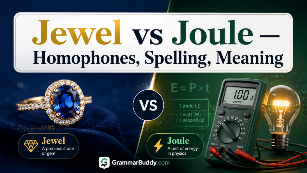 Jewel vs Joule