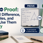 Prove vs Proof