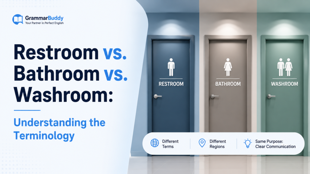 Restroom vs. Bathroom vs. Washroom