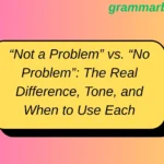 “Not a Problem” vs. “No Problem”: The Real Difference, Tone, and When to Use Each