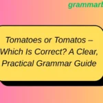 Tomatoes or Tomatos – Which Is Correct? A Clear, Practical Grammar Guide
